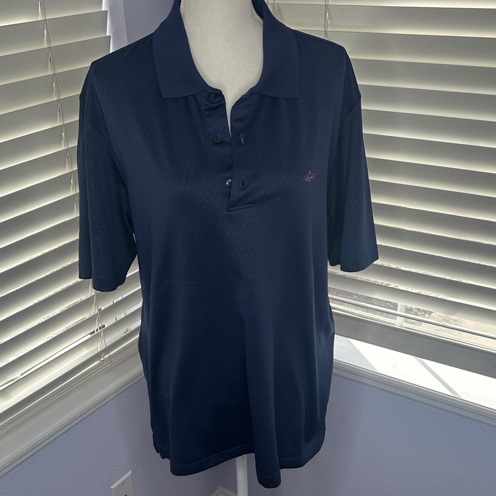 Greg Norman Collection Dark Blue Polo Shirt